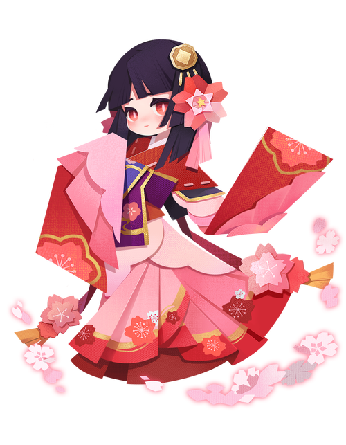 水彩阴阳师樱花妖教程-阴阳师水彩画 水彩阴阳师樱花妖教程-阴阳师水彩画