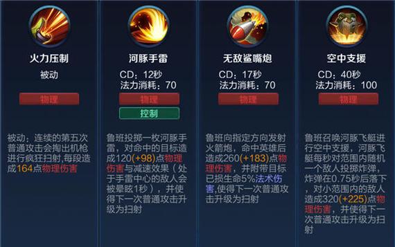 “鲁班七号的技能”了解游戏快人一步
