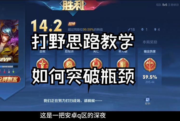 “王者荣耀韩信打野教程”了解游戏快人一步