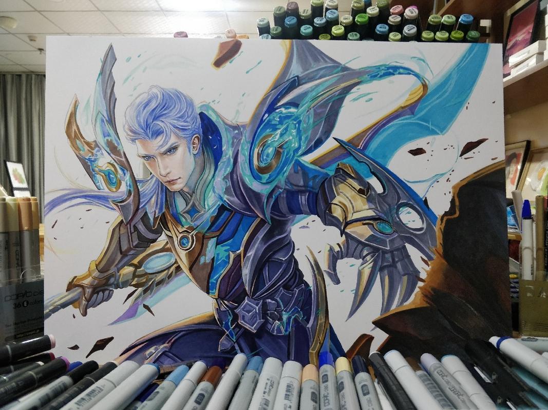 王者荣耀人物画教程-王者荣耀人物画教程马超怎么画