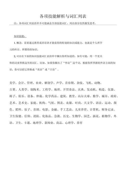 技能组什么词-技能组什么词多音字