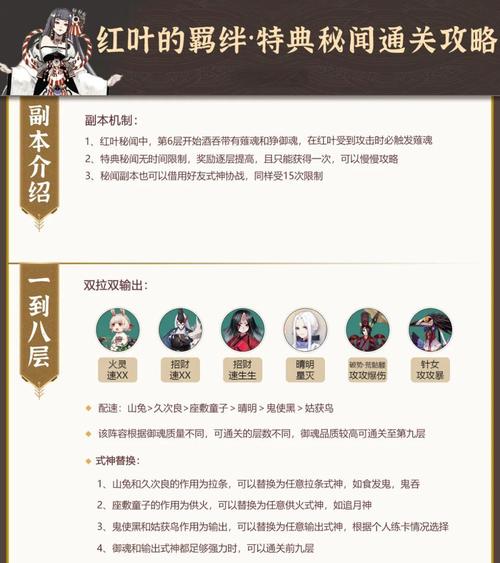 “阴阳师红叶教程”了解游戏快人一步
