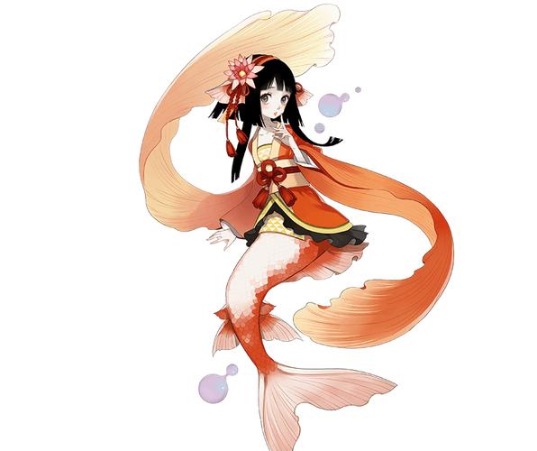 绘画教程阴阳师鲤鱼精，阴阳师式神鲤鱼精