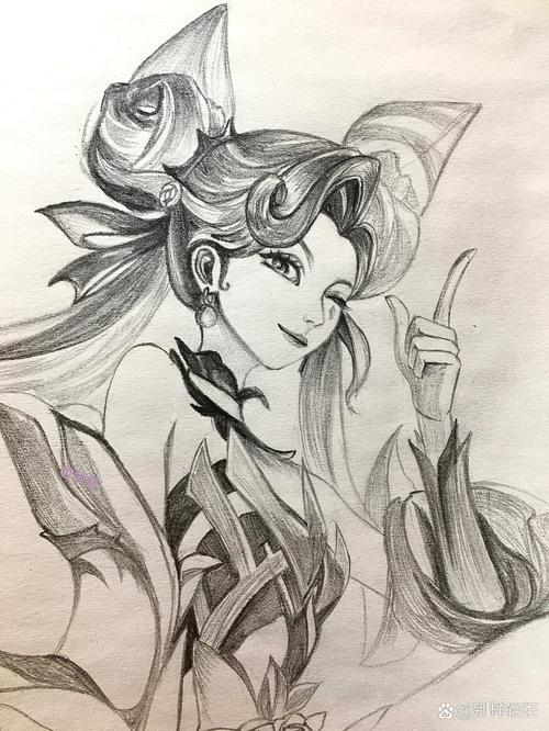 王者荣耀素描教程/王者荣耀素描铅笔画 王者荣耀素描教程/王者荣耀素描铅笔画