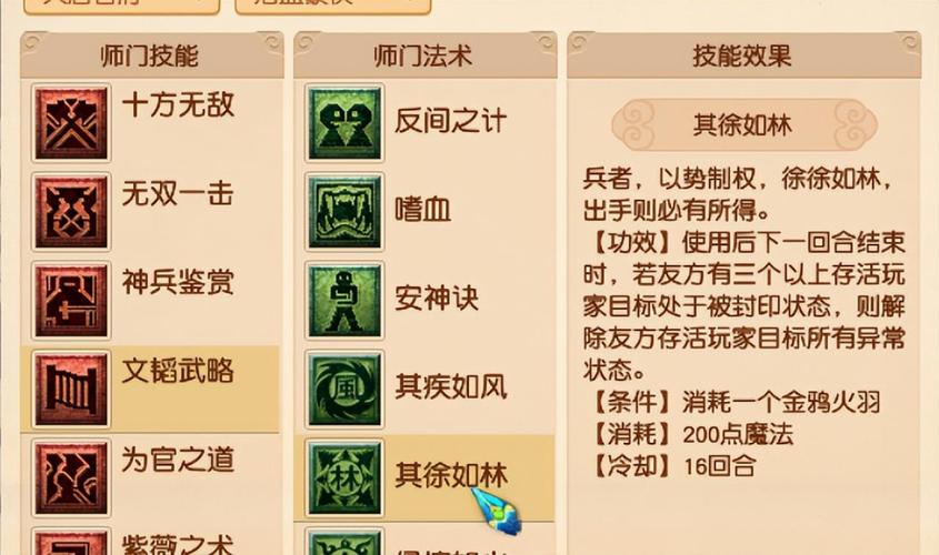 凌波城技能-梦幻西游互通凌波城技能