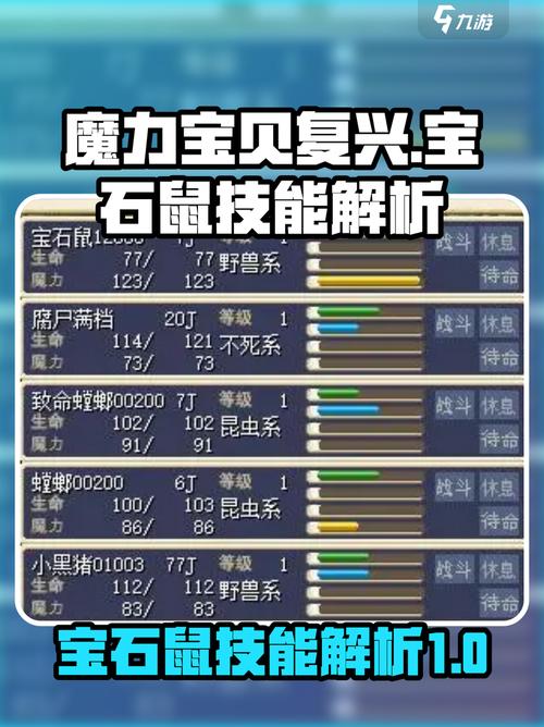 魔力宝贝技能/魔力宝贝技能药