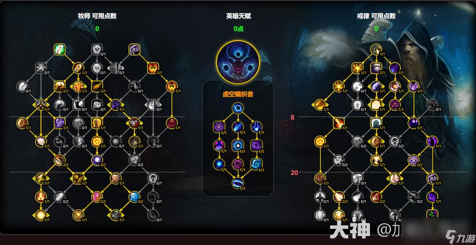 戒律牧技能,戒律牧技能摆放 戒律牧技能,戒律牧技能摆放