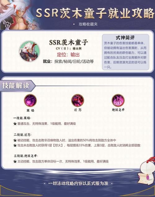 关于“茨木童子技能”你可能想知道