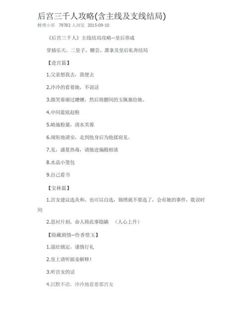 关于“后宫三千人攻略”你可能想知道